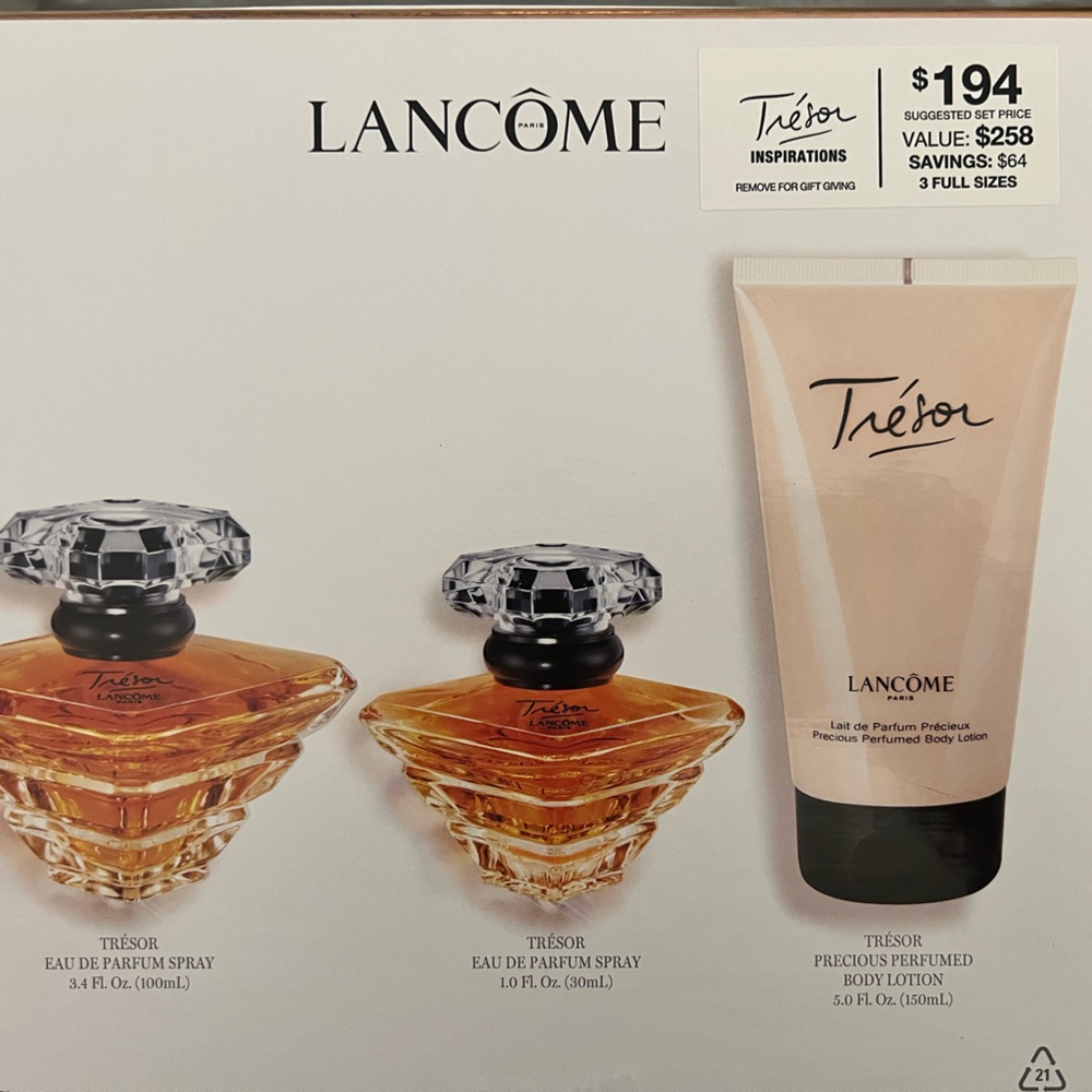 Lancôme Trésor Perfume and Lotion Set